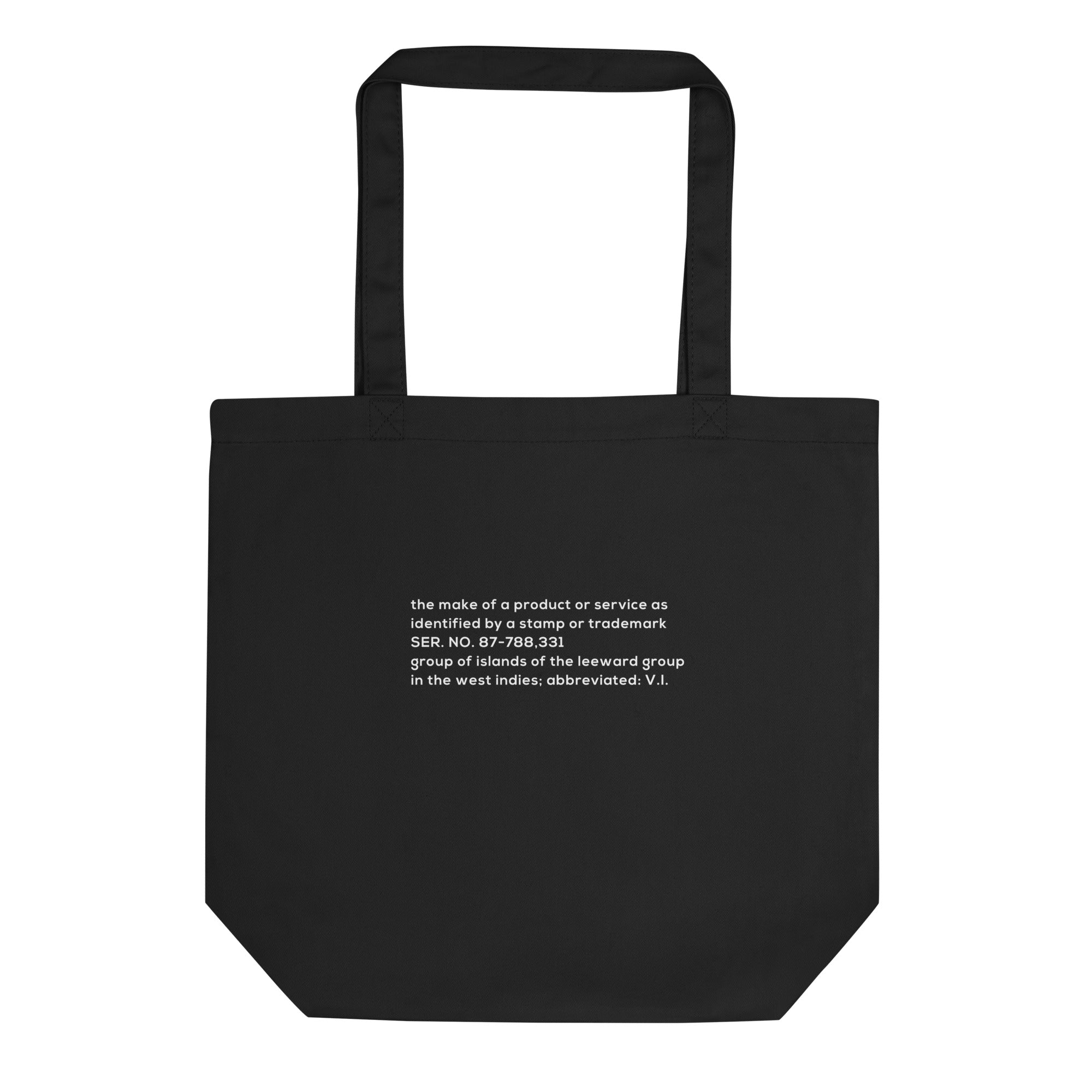 BRAND BLACK DEFINITION TOTE BAG (WHITE)