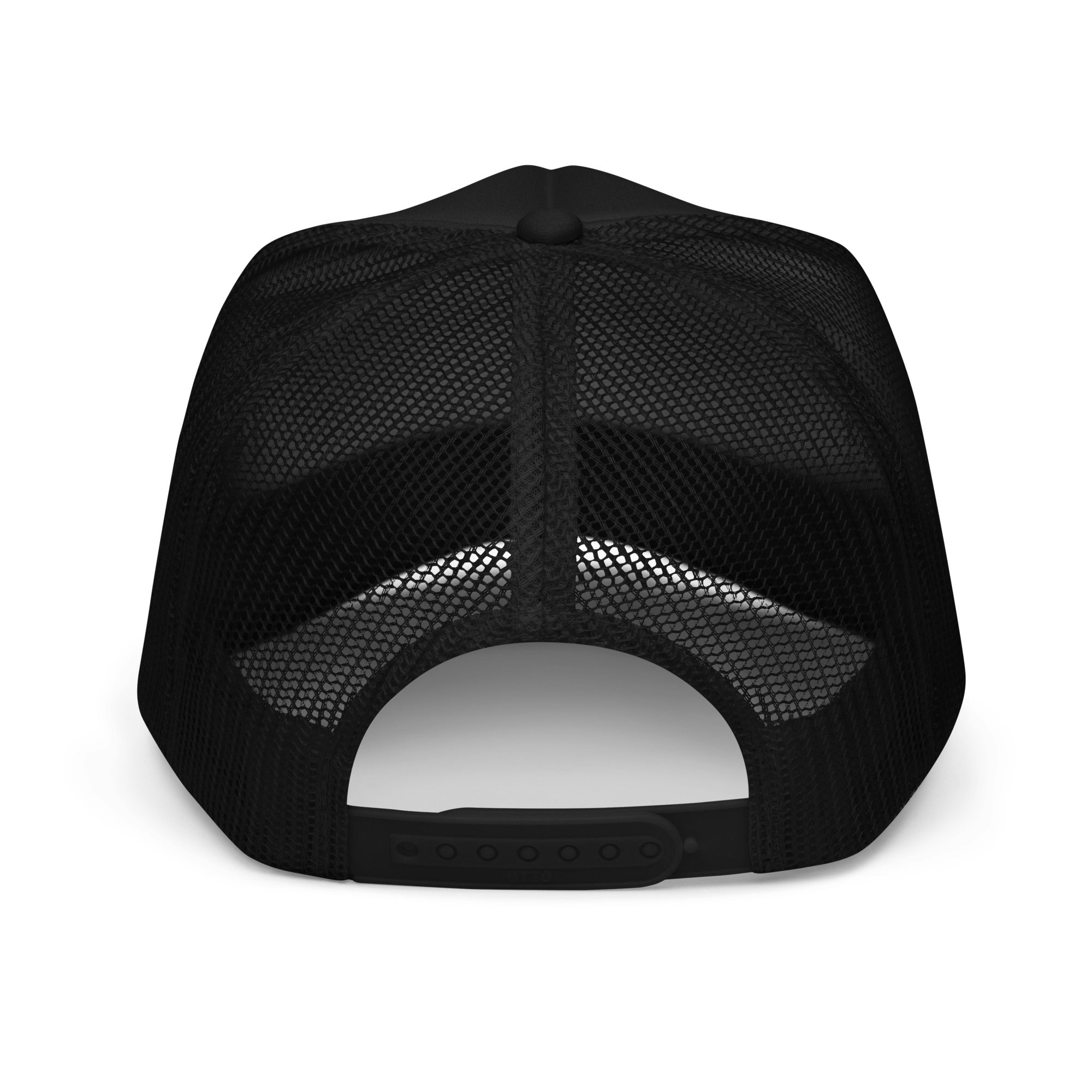 BRAND BLACK TRUCKER HAT (WHITE)