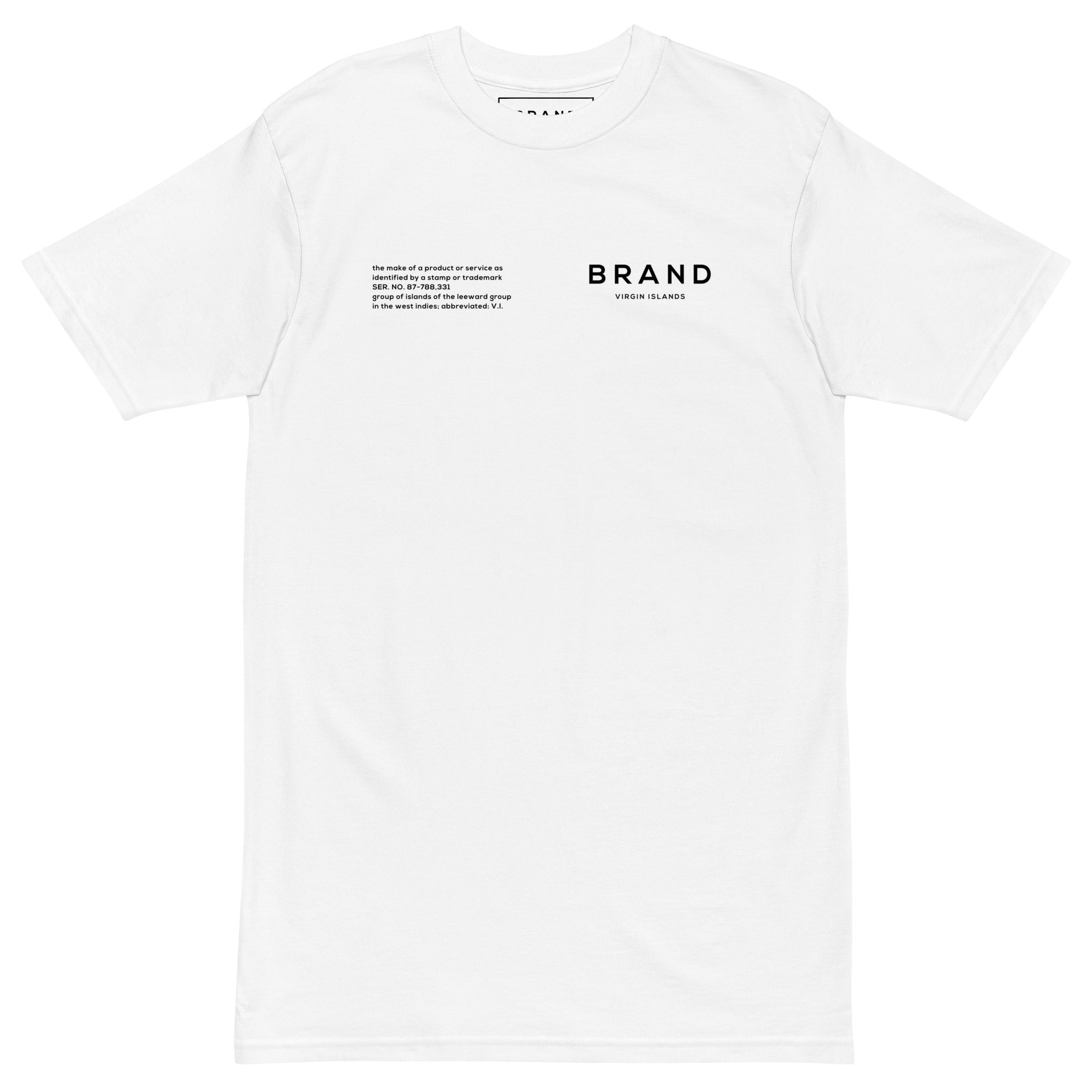 BRAND WHITE DEFINITION T-SHIRT (BLACK)