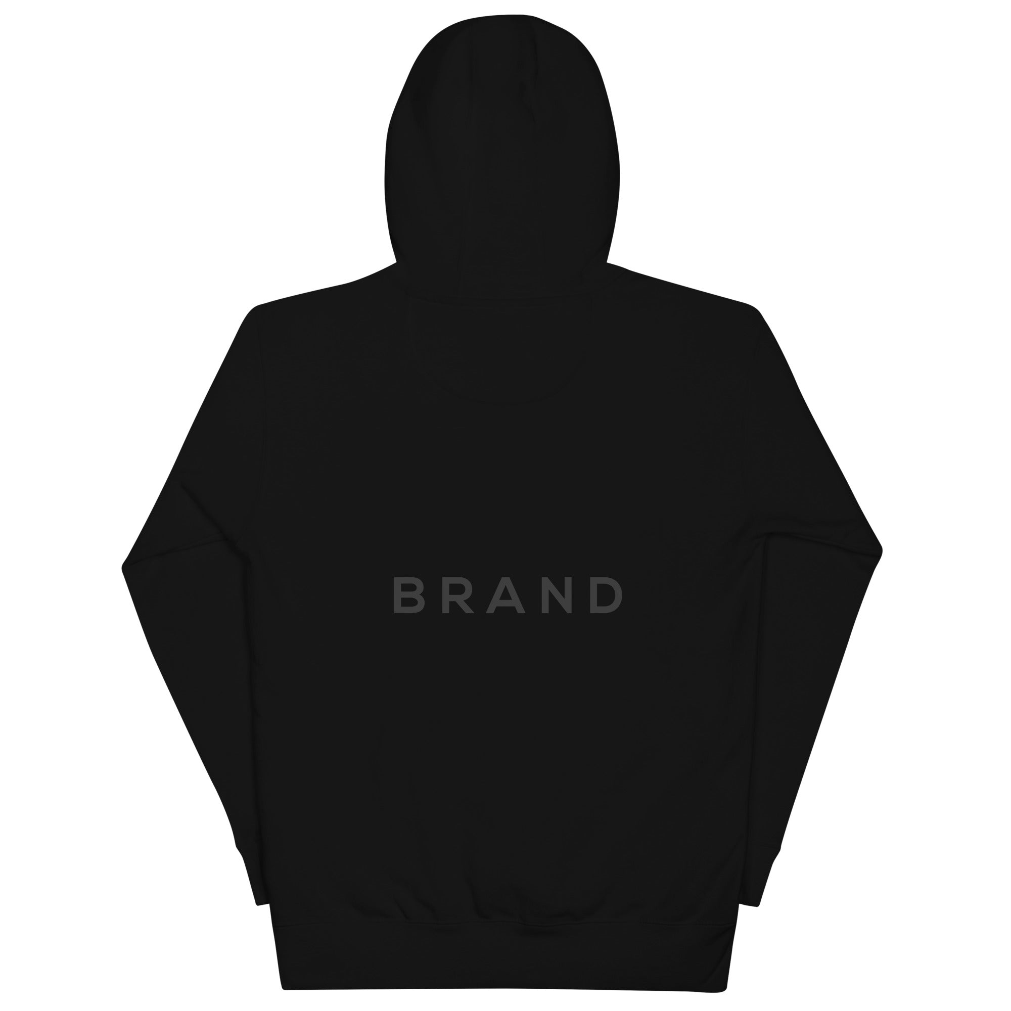 BRAND BLACK HOODIE (BLACK)