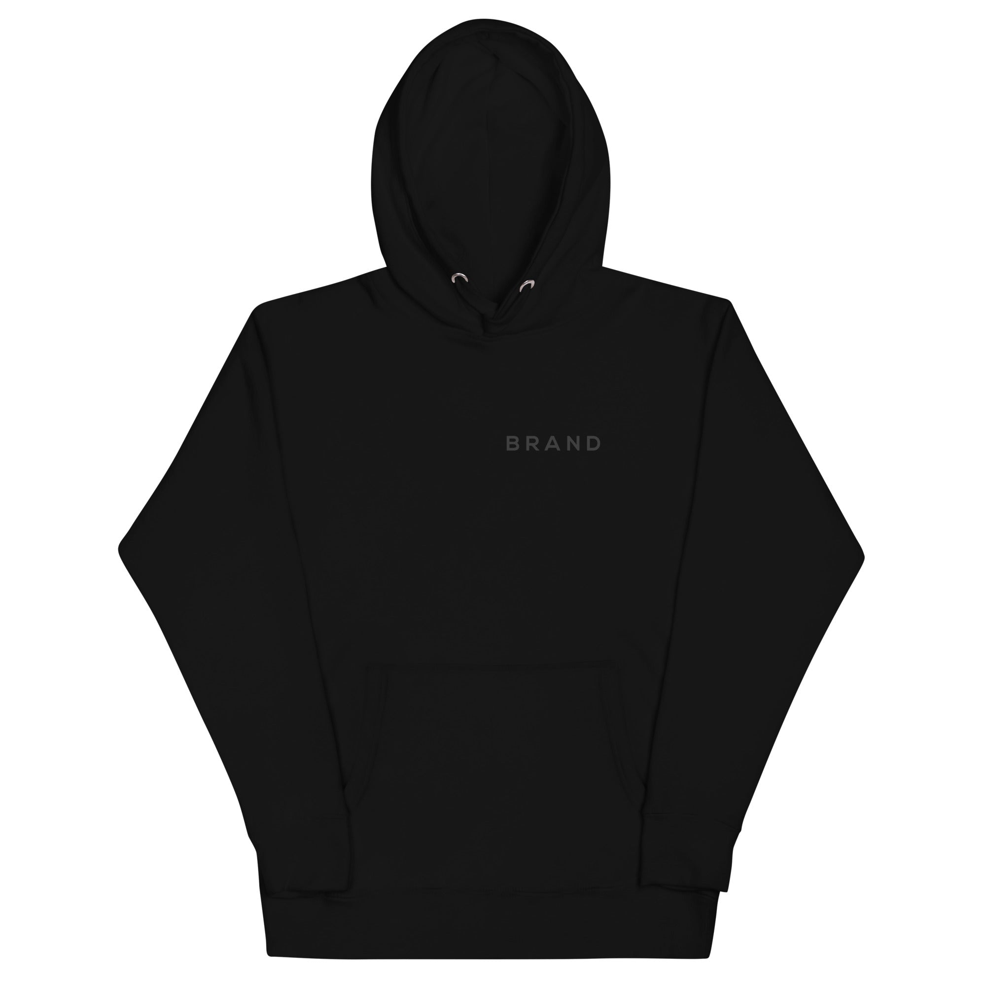 BRAND BLACK HOODIE (BLACK)