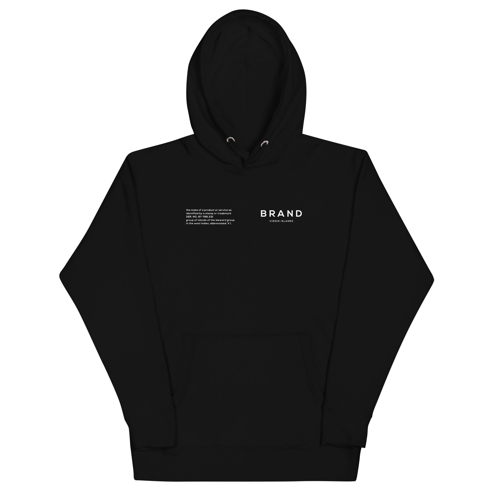 BRAND BLACK DEFINITION HOODIE (WHITE)