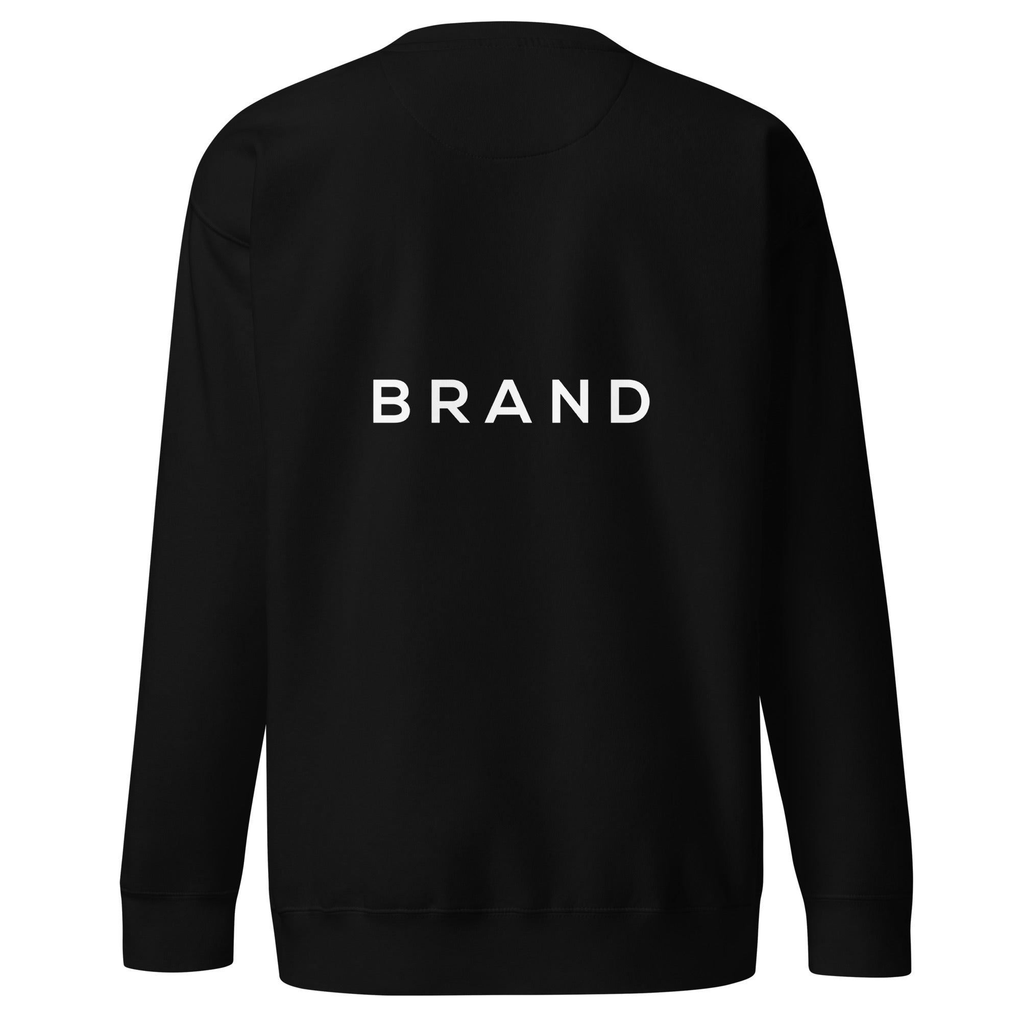 BRAND BLACK SWEATSHIRT (WHITE)