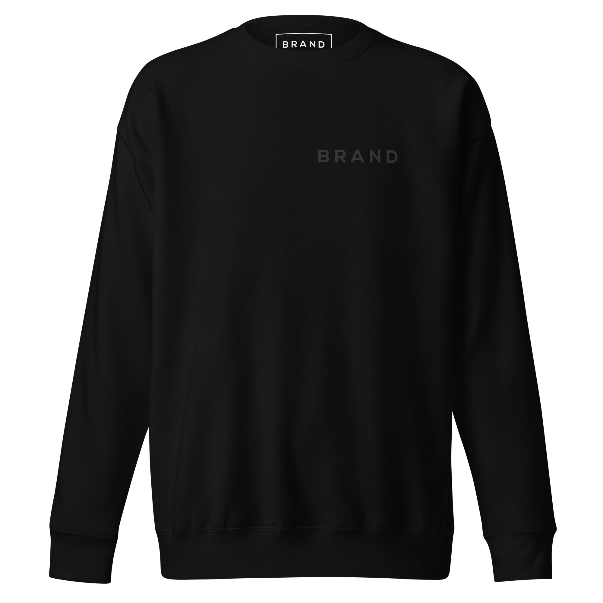 BRAND BLACK SWEATSHIRT (BLACK)